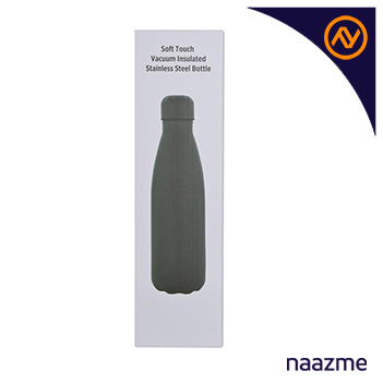 riola-soft-touch-insulated-water bottle-grey